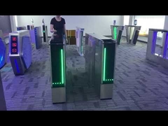 Περίπτωση Έργου Πανεπιστημίου Φραγμός Πύλης Περιστροφικής Διόδου Ακρυλικό PU 0.6S SUS304 Επίπεδη Πύλη Περιστροφικής Διόδου