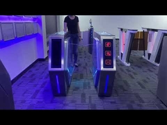 Διόροφη Περιστροφική Πύλη με Πτερύγια με Σύστημα Διαχείρισης Εισιτηρίων και Φωτισμό σε Κινηματογράφο