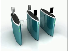 Μηχανοκίνητο χωρίς βούρτσα, φλαπ φράχτη, πύλη φράχτη, υψηλής ασφάλειας, με πλάτος διέλευσης 550 mm