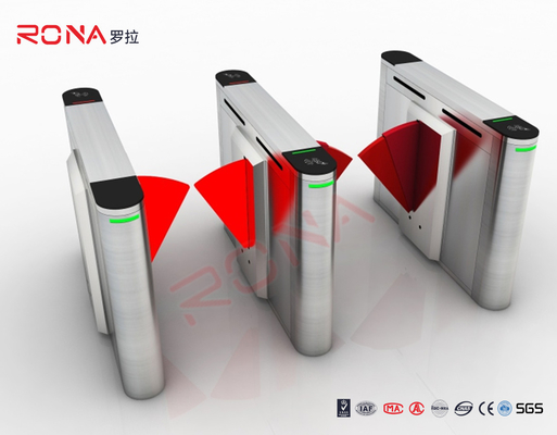 Αγορά Ασφάλεια LED δείκτης κατεύθυνσης Flap Barrier Turntile για κτίριο γραφείων με έγκριση CE online manufacture