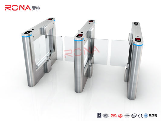 Ελέγχος πρόσβασης πεζών Ασφάλεια Γύρισμα πόρτας με γυαλί / ακρυλικό βραχίονα