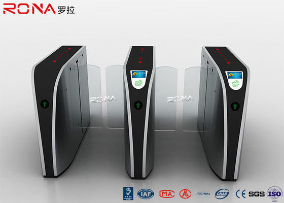 Πύλη εμποδίων εισόδων φωτογραφικών διαφανειών ύψους μέσης, για τους πεζούς αναγνώστης καρτών πυλών RFID περιστροφικών πυλών