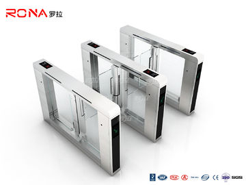 Έλεγχος προσπέλασης περιστροφικών πυλών RFID πυλών ταχύτητας υψηλής ασφαλείας για τα ευφυή κτήρια