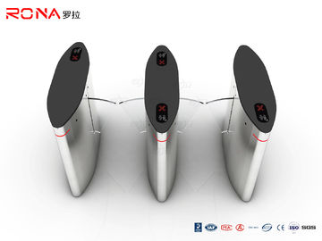 Περιστροφική πύλη εμποδίων χτυπημάτων DC24V 20W, βιομετρικό σύστημα αναγνωστών καρτών πυλών εμποδίων εισόδων