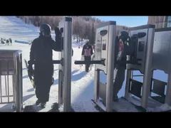 Εισαγωγή πλήρους ύψους γύρισμα RFID αναγνώστης καρτών αποτυπωμάτων από ανοξείδωτο χάλυβα