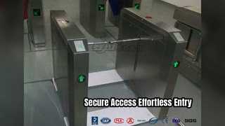 Drop Arm Turnstile RFID Security Gate Public Facility