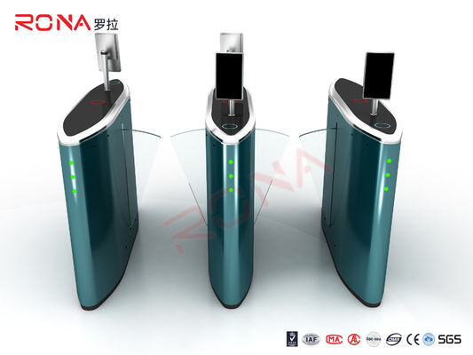 Αυτόματο για τους πεζούς μπλε χρώμα λιμνών πυλών εμποδίων χτυπημάτων με την αβούρτσιστη μηχανή DC24V