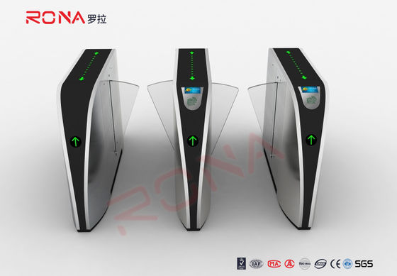 Διαγνωστή δακτυλικών αποτυπωμάτων Flap Barrier Gate Ακρυλικό Flap Barrier Turntile