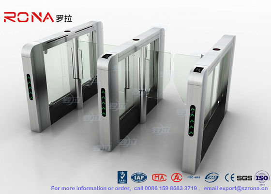 Για τους πεζούς εμπόδιο 600mm1200mm περιστροφικών πυλών πυλών ταχύτητας ΣΥΝΕΧΩΝ σερβο μηχανών πλάτος μεταβάσεων