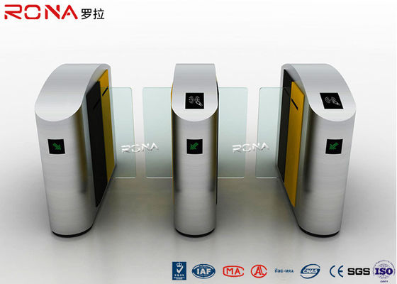 Ανθεκτική γλιστρώντας πύλη εμποδίων, ακρυλικός/μετριασμένος βραχίονας ταλάντευσης γυαλιού εμποδίων ελέγχου προσπέλασης